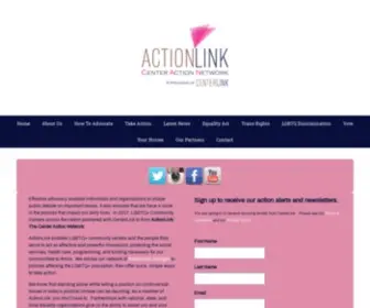 LGbtactionlink.org(Home page of ActionLink) Screenshot