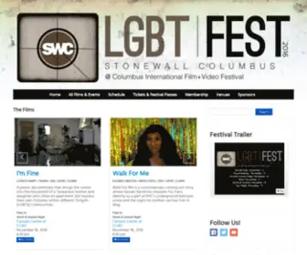 LGBtfest.org(A part of the Columbus International Film) Screenshot