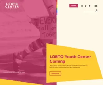 LGBTqcenterofdurham.org(Creating community where all LGBTQ) Screenshot