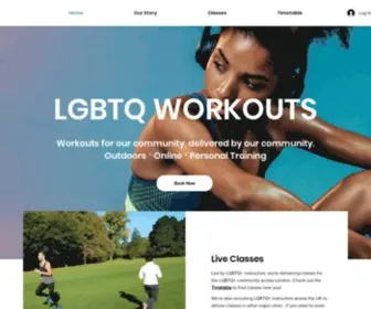 LGBTqworkouts.net(LGBTQ Workouts) Screenshot