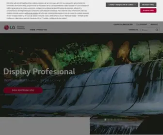Lgbusiness.es(LG Business Solutions España) Screenshot