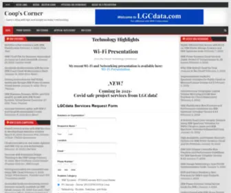 LGCData.com(Coop's Corner) Screenshot