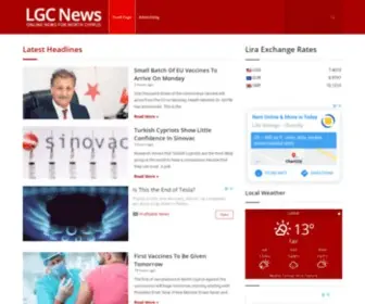 LGcnews.com(North Cyprus News) Screenshot