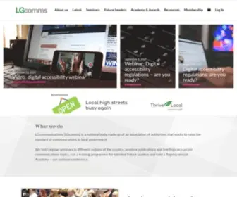 Lgcomms.org.uk(LGcommunications) Screenshot
