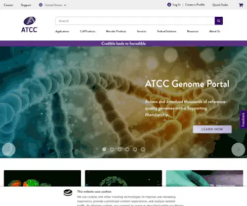 LGCstandards-ATCC.org(ATCC) Screenshot