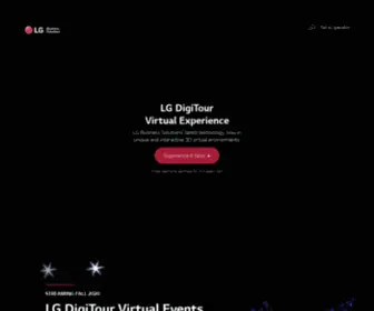 Lgdigitour.com(LG Business) Screenshot