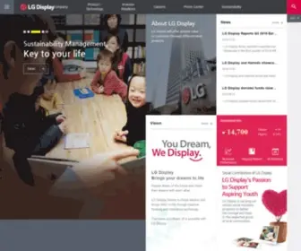 Lgdisplay.com(LG디스플레이) Screenshot