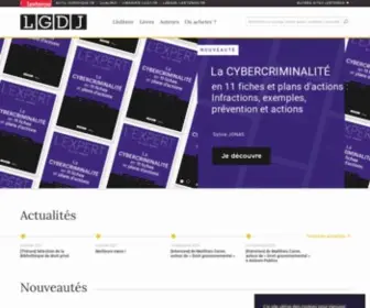 LGDJ-Editions.fr(LGDJ Editions) Screenshot