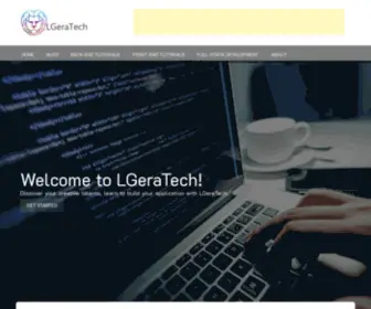 Lgeratech.com(Home) Screenshot