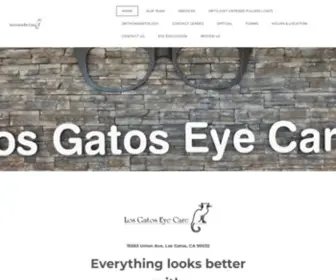 Lgeyecare.com(Los Gatos Eye Care) Screenshot