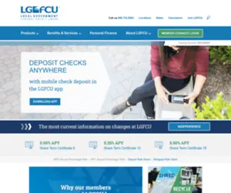 LGfcu.org(Local Government Federal Credit Union) Screenshot