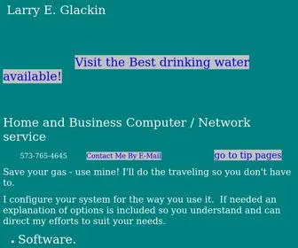 Lglackin.com(Larry Glackin computer service) Screenshot