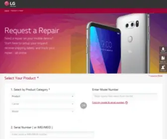Lgmobilerepair.com(LG Mobile Repair) Screenshot