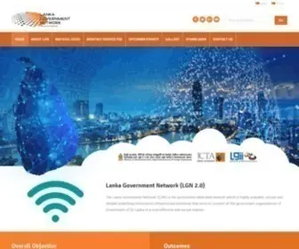 LGN2.gov.lk(Lanka Government Network (LGN 2.0)) Screenshot