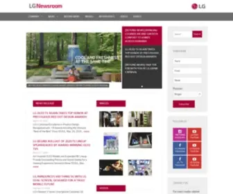 Lgnewsroom.com(LG NEWSROOM) Screenshot