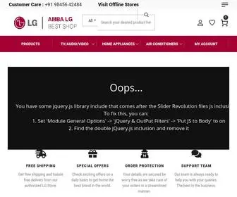 Lgonlinestores.com(Amba LG Best Shop) Screenshot