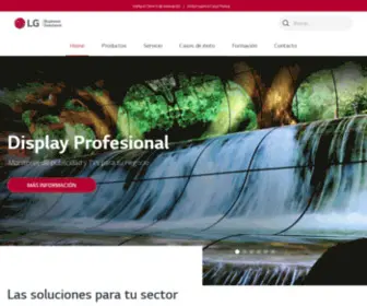 Lgpartner360.es(LG Business Solutions España) Screenshot