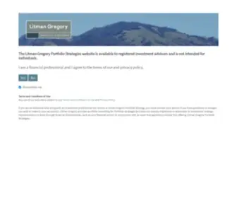 Lgportfolios.com(Litman Gregory Portfolio Strategies) Screenshot