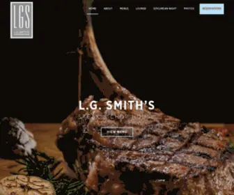 LGsmiths.com(Smith's Steak & Chop House) Screenshot