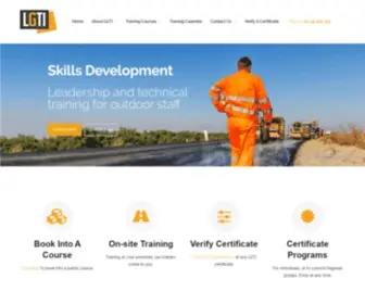 Lgti.com.au(Training for councils and the general public anywhere in NSW) Screenshot