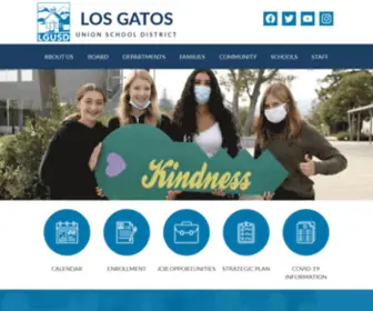 Lgusd.org(Los Gatos Union School District) Screenshot