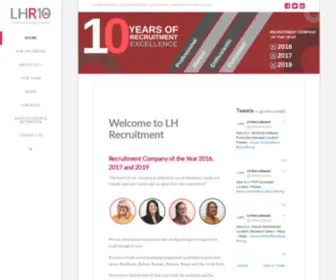 LH-Recruitment.co.uk(LH Recruitment) Screenshot