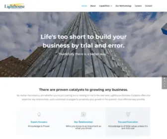 Lhcatalysts.com(Lighthouse Business Catalysts) Screenshot