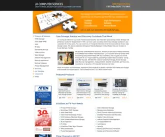 Lhcomp.com(Custom Data Storage Solutions) Screenshot