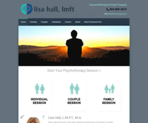 Lhcounseling.com(Lisa Hall Counseling) Screenshot