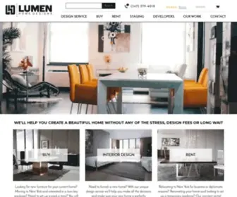 LHDNYC.com(Lumen Home Designs) Screenshot