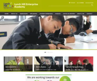 Lhea.org.uk(Lynch Hill Enterprise Academy) Screenshot