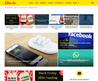 Lhe.io(Technology, E-Commerce & Blogging Tips, Tutorials & Inspiration) Screenshot