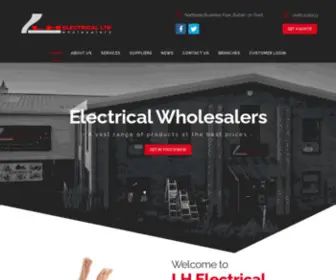 Lhelectricalltd.co.uk(LH Electrical Wholesaler) Screenshot