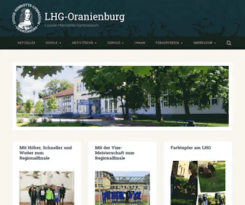 LHG-Oranienburg.de(Louise-Henriette-Gymnasium) Screenshot