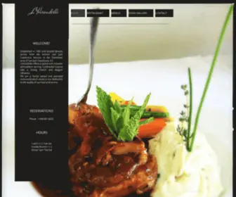 Lhirondellesjc.com(French restaurant) Screenshot