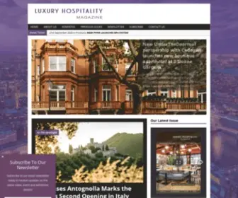 Lhmagazine.co.uk(Luxury Hospitality Magazine) Screenshot