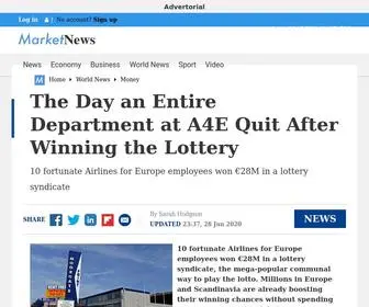 Lhmarketing.co(Market News) Screenshot