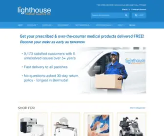 Lhmeds.com(Lighthouse Medical Supplies Ltd) Screenshot