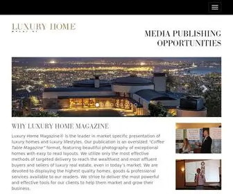 LHmpublishingopportunity.com(Luxury Home Magazine Publishing Opportunities) Screenshot