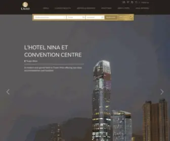 Lhotelgroup.com(The Best Hotels in Hong Kong) Screenshot