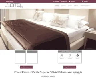 Lhotelrimini.it(L'hotel Rimini) Screenshot