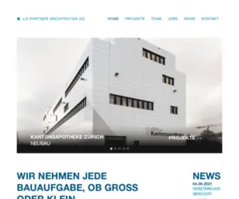 LHP-Architekten.ch(LH Partner Architekten AG) Screenshot