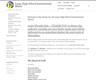 LHsbandofgold.org(Largo High School Instrumental Music) Screenshot