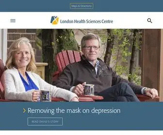 LHSC.on.ca(Homepage) Screenshot