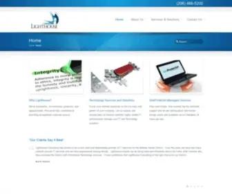 Lhseattle.com(Lighthouse Consulting) Screenshot