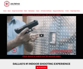 LHshootingcenter.com(Lake Highlands Shooting Center) Screenshot