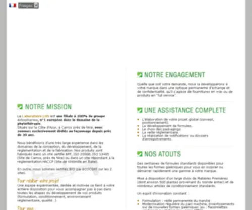 LHslab.com(Laboratoire LHS) Screenshot