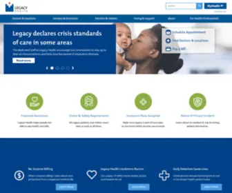 LHS.org(Hospitals and clinics in Portland and Vancouver) Screenshot