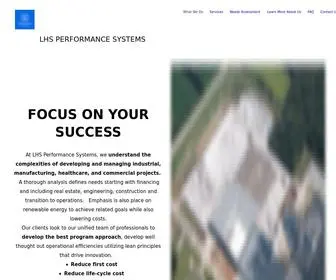 LHsperformancesystems.com(What We Do/LHS Performance Systems/Program Management/Michigan) Screenshot