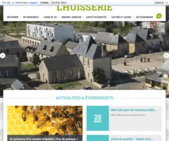 Lhuisserie.fr(Site officiel de la mairie de L'Huisserie (53)) Screenshot